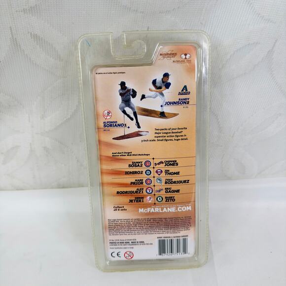 5 for $25| Alfonso Soriano & Randy Johnson McFarlane MLB 2004 3" Baseball Figure - Picture 2 of 3